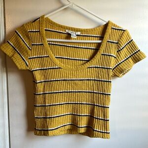 Forever21 striped crop top